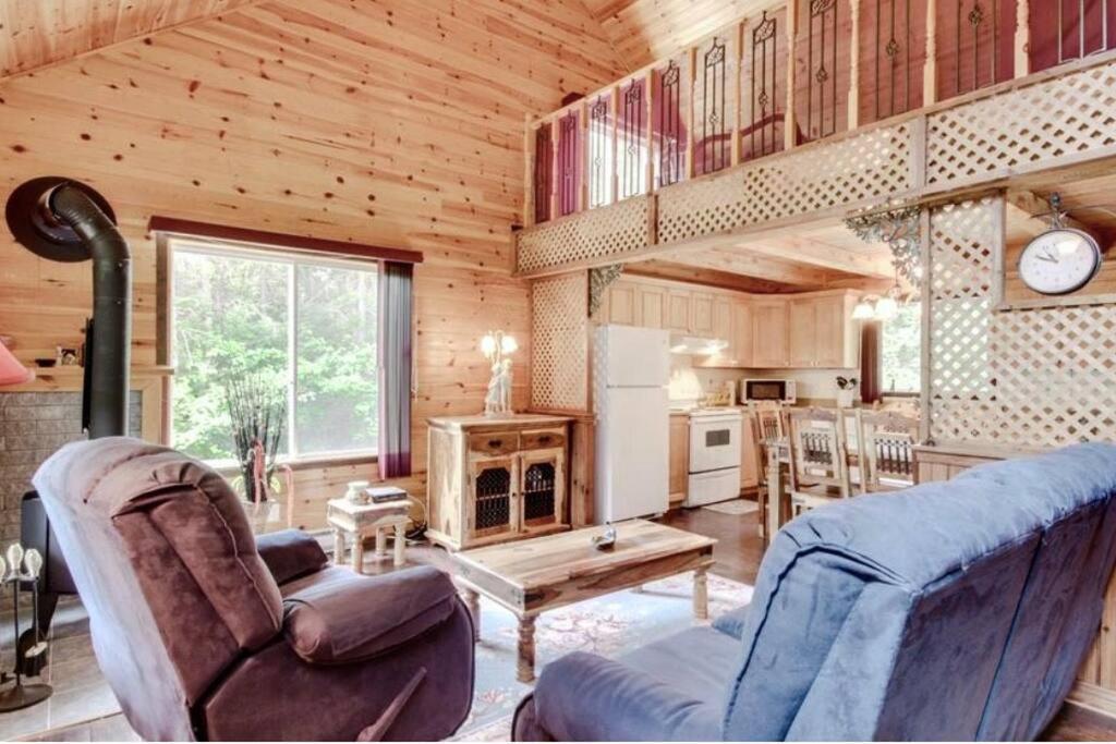 Chalet Riviere - Bord De Riviere - Romantique 상트-알렉시-데-몽 외부 사진