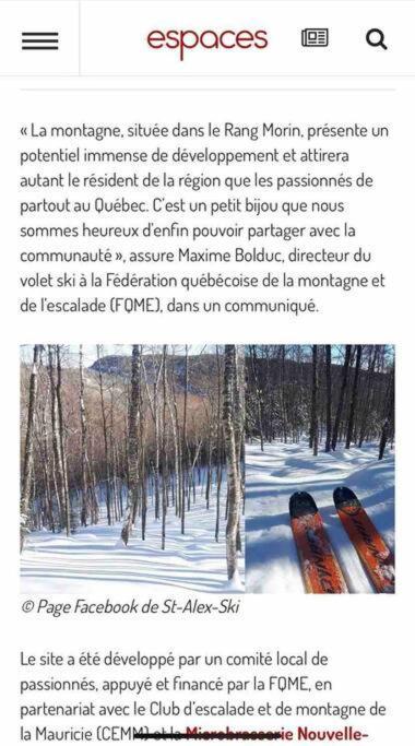 Chalet Riviere - Bord De Riviere - Romantique 상트-알렉시-데-몽 외부 사진